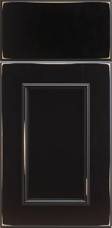 Bishop Cabinets Black East Windsor cabinet door