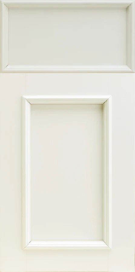Bishop Cabinets Brilliant White Grand Isle cabinet door