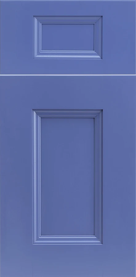 Bishop Cabinets Custom Blue Klamath Falls cabinet door