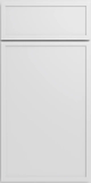 US Cabinet Depot Edgeline White cabinet door