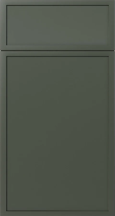 Spring Forest Aston Green Shaker cabinet door