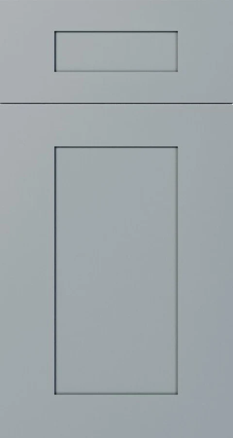 Spring Forest Gray Shaker cabinet door