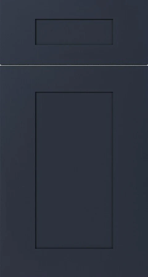 Spring Forest Navy Blue Shaker cabinet door