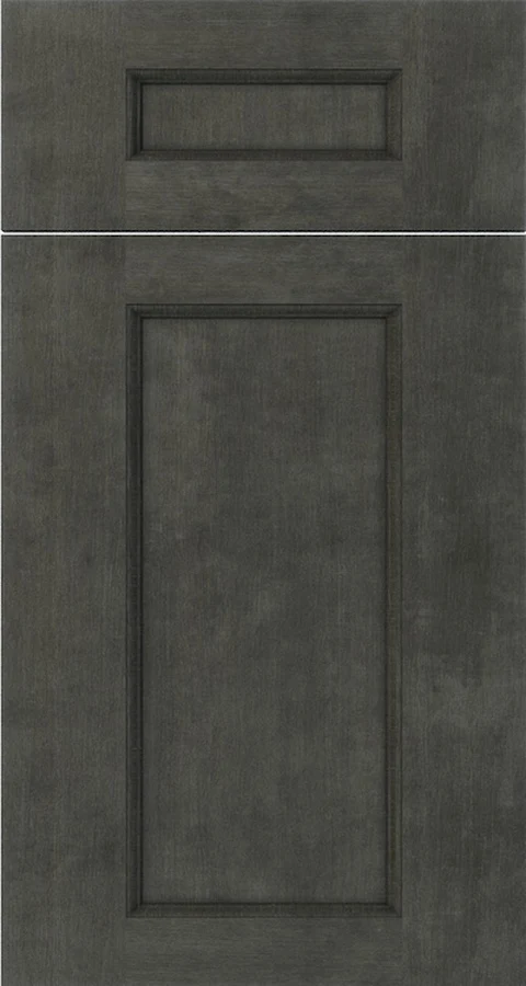 Spring Forest Smokey Grey Double Shaker cabinet door