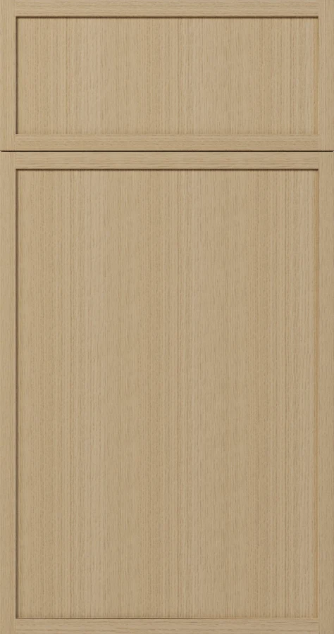 Spring Forest White Oak Slim Shaker cabinet door